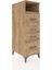 Kronos Dolap Tek Raflı 4 Çekmeceli 44X59X134 Çam-Çam 2