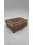 Ahşap Dekoratif Tek Çekmeceli Kutu 19 cm x 15 cm x 8 cm 2
