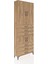 Arges Dolap 4 Raflı 6 Çekmeceli 4 Kapaklı 88X30X243 Çam-Çam 2