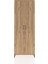 Arges Dolap 2 Raflı 2 Kapaklı Tek Askılı 88X30X243 Çam-Çam 1