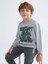Yeni Sezon Bisiklet Yaka Minecraft Baskılı Erkek Çocuk Sweatshirt 1