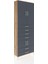 Arges Dolap 4 Raflı 6 Çekmeceli 4 Kapaklı 88X30X243 Çam-Antrasit 2