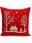 Yılbaşı Serisi Çift Tarafı Dijital Baskılı Kırlent Kılıfı (Christmas Noel Cushion Cover) 1