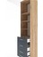 Hyperion Dolap 4 Raflı 4 Çekmeceli 60X44X243 Çam-Antrasit 5