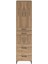 Hyperion Dolap 4 Raflı 4 Çekmeceli 4 Kapaklı 60X44X243 Çam-Çam 1
