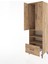 Hyperion Dolap 3 Raflı Tek Çekmeceli Tek Askılı 60X44X195 Çam-Çam 4
