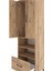 Hyperion Dolap 3 Raflı Tek Çekmeceli Tek Askılı 60X44X195 Çam-Çam 5