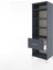 Hyperion Dolap 4 Raflı Tek Çekmeceli 60X44X195 Antrasit-Antrasit 4