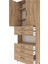Arges Dolap 4 Raflı 5 Çekmeceli 2 Kapaklı 88X30X243 Çam-Çam 5