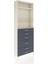 Arges Dolap 3 Raflı 6 Çekmeceli 2 Kapaklı 88X30X243 Aytaşı-Antrasit 2