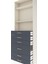 Arges Dolap 3 Raflı 6 Çekmeceli 2 Kapaklı 88X30X243 Aytaşı-Antrasit 5