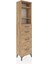 Arges Dolap 3 Raflı 4 Çekmeceli 44X30X182 Çam-Çam 2