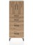 Hyperion Dolap 2 Raflı 4 Çekmeceli 2 Kapaklı 60X44X163 Aytaşı-Çam 1