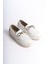 Layla Bağcıksız Ortopedik Rahat Taban Kalp Desenli Kadın Babet Ayakkabı Ckt - Beyaz 4