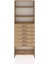 Arges Dolap 3 Raflı 6 Çekmeceli 88X30X243 Çam-Çam 1