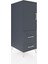 Kronos Dolap Tek Raflı 2 Çekmeceli Tek Kapaklı 44X59X134 Antrasit-Antrasit 2