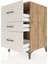Kronos Komodin 3 Çekmeceli 60X59X96 Çam-Aytaşı 5