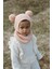 Ponponlu Unisex El Örgüsü Bebek/çocuk Bere-Boyunluk Takımı 5