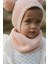 Ponponlu Unisex El Örgüsü Bebek/çocuk Bere-Boyunluk Takımı 8