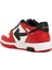 Kırmızı Beyaz Logolu Erkek Deri Sneaker 3