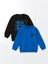Yeni Sezon Bisiklet Yaka Erkek Bebek Sweatshirt 2'li 1