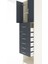 Hyperion Dolap 2 Raflı 6 Çekmeceli 2 Kapaklı 60X44X243 Aytaşı-Antrasit 5