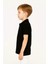 Çocuk Polo Yaka Tişört | Siyah | %100 Pamuk | Unisex | Okul & Günlük Kullanım 5