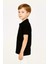 Çocuk Polo Yaka Tişört | Siyah | %100 Pamuk | Unisex | Okul & Günlük Kullanım 6
