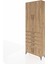 Arges Dolap 4 Raflı 4 Çekmeceli 4 Kapaklı 88X30X243 Çam-Çam 3