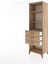 Hyperion Dolap 3 Raflı 3 Çekmeceli 60X44X195 Çam-Çam 4