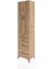 Hyperion Dolap 4 Raflı 4 Çekmeceli 2 Kapaklı 60X44X243 Çam-Çam 3