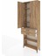 Arges Dolap 5 Raflı 2 Çekmeceli 2 Kapaklı 88X30X243 Çam-Çam 4