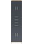 Hyperion Dolap 4 Raflı 4 Çekmeceli 4 Kapaklı 60X44X243 Çam-Antrasit 1