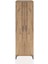 Hyperion Dolap 3 Raflı 2 Kapaklı Tek Askılı 60X44X195 Çam-Çam 1