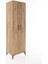 Hyperion Dolap 3 Raflı 2 Kapaklı Tek Askılı 60X44X195 Çam-Çam 2