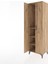 Hyperion Dolap 3 Raflı 2 Kapaklı Tek Askılı 60X44X195 Çam-Çam 4