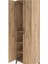 Hyperion Dolap 3 Raflı 2 Kapaklı Tek Askılı 60X44X195 Çam-Çam 5