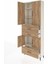 Arges Dolap 4 Raflı 3 Çekmeceli 4 Kapaklı 88X30X243 Aytaşı-Çam 4