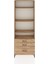 Arges Dolap 4 Raflı 3 Çekmeceli 88X30X243 Çam-Çam 1