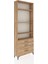 Arges Dolap 4 Raflı 3 Çekmeceli 88X30X243 Çam-Çam 2