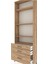 Arges Dolap 4 Raflı 3 Çekmeceli 88X30X243 Çam-Çam 5