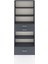 Arges Dolap 5 Raflı 3 Çekmeceli 88X30X243 Antrasit-Antrasit 1