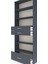 Arges Dolap 5 Raflı 3 Çekmeceli 88X30X243 Antrasit-Antrasit 5