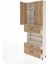 Arges Dolap 5 Raflı 3 Çekmeceli 2 Kapaklı 88X30X243 Aytaşı-Çam 4