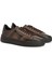 Koyu Kahverengi Erkek Deri Sneaker 2
