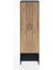 Hyperion Dolap 4 Raflı 2 Kapaklı 60X44X195 Antrasit-Çam 1
