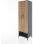 Hyperion Dolap 4 Raflı 2 Kapaklı 60X44X195 Antrasit-Çam 3