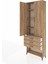 Arges Dolap 4 Raflı 3 Çekmeceli 2 Kapaklı 88X30X243 Çam-Çam 4