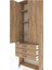Arges Dolap 4 Raflı 3 Çekmeceli 2 Kapaklı 88X30X243 Çam-Çam 5