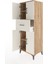 Hyperion Dolap 3 Raflı Tek Çekmeceli 4 Kapaklı 60X44X163 Çam-Aytaşı 4